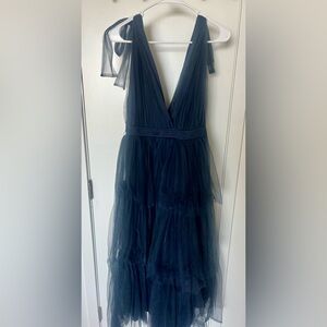 Lulu's Midnight Blue Tulle Dress